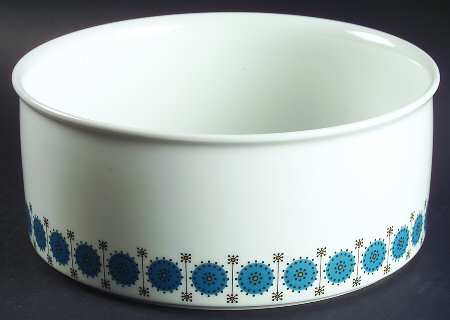 Turquoise 7" Round Vegetable Bowl