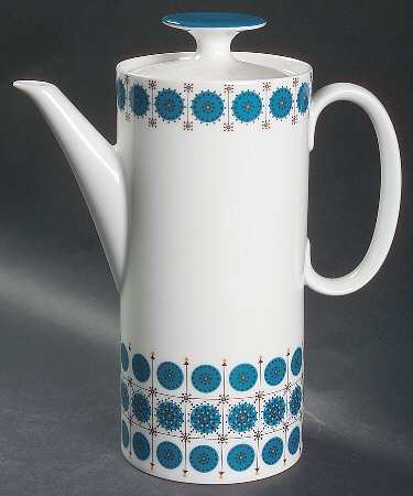 Turquoise Coffee Pot & Lid