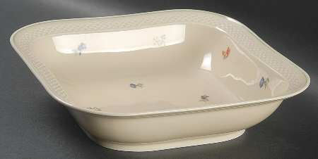 Versailles (Cream Background) Square Vegetable Bowl by Thomas