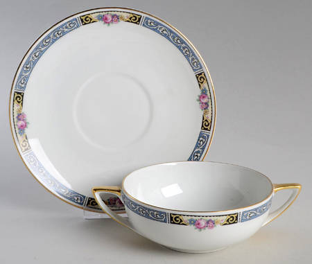 Windsor Flat Cream Soup Bowl & Saucer Set