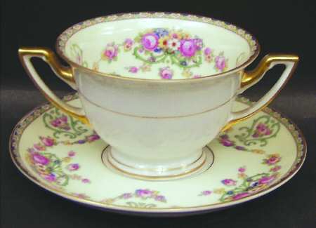 Winthrop Footed Bouillon Cup & Saucer