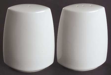 York White Salt & Pepper Set