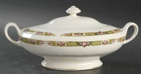 Chartreuse Oval Covered Vegetable
