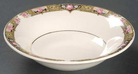 Chartreuse Rim Fruit/Dessert (Sauce) Bowl
