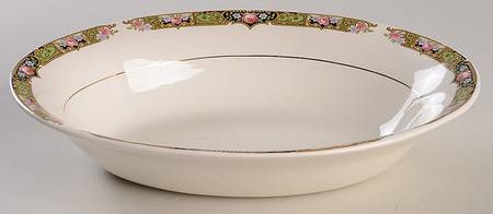 Chartreuse 9" Oval Vegetable Bowl