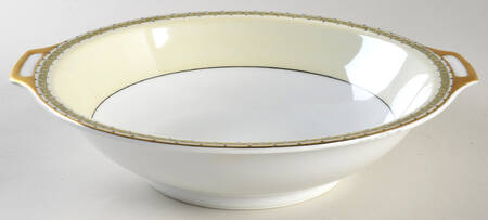 Athena (Yellow Key) 9" Round Vegetable Bowl