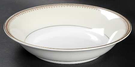Athena (Brown Blocks) Coupe Soup Bowl