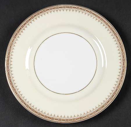 Athena (Brown Blocks) Bread & Butter Plate