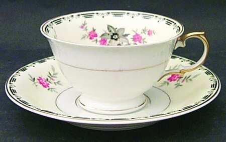 Barclay Footed Cup & Saucer Set