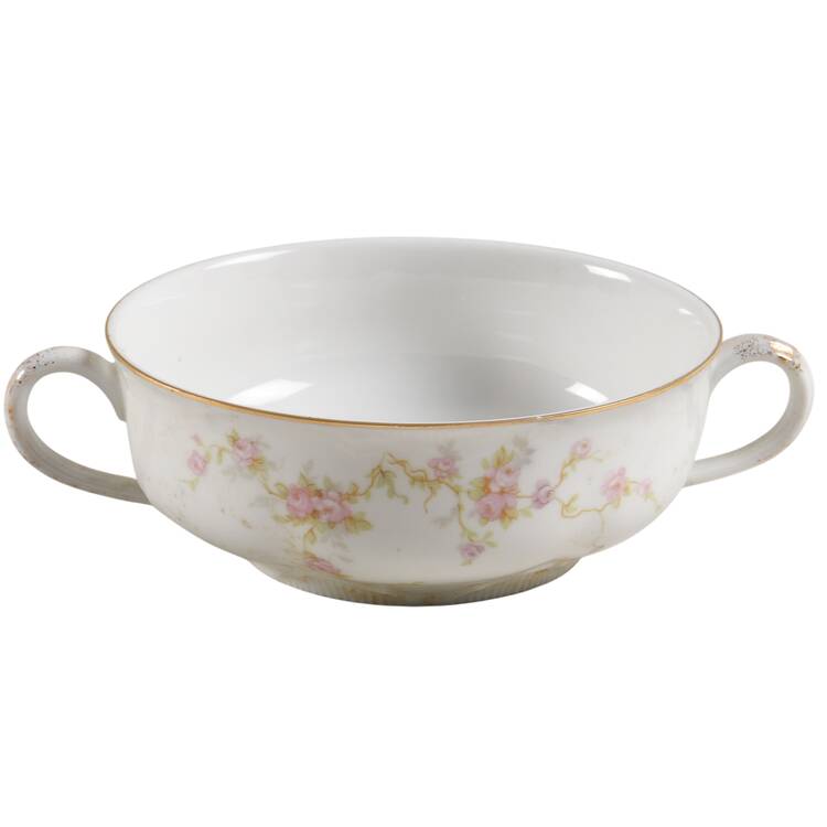 Bordeaux Flat Cream Soup Bowl