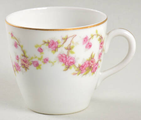 Bridal Rose (Smooth) Saucer for Demitasse Cup