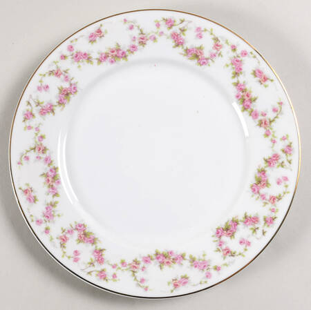 Bridal Rose (Smooth) Luncheon Plate