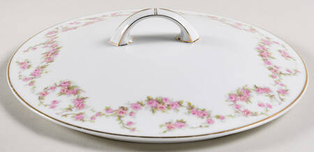 Bridal Rose (Smooth) Lid for Round Vegetable