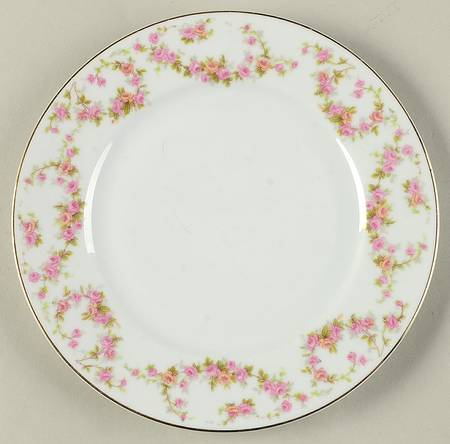 Bridal Rose (Smooth) Salad Plate