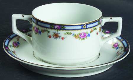 Carlton Flat Bouillon Cup & Saucer