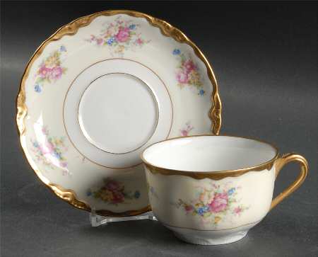 Columbia Flat Cup & Saucer Set