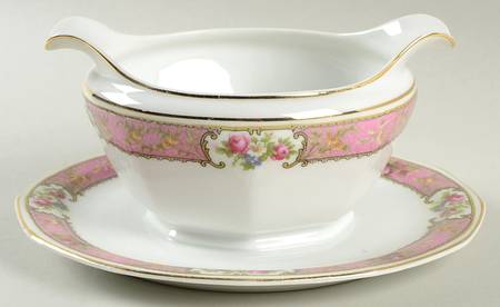 Dubarry Gravy Boat with Attached Underplate