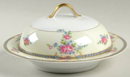 The Duchess Rose Round Covered Butter