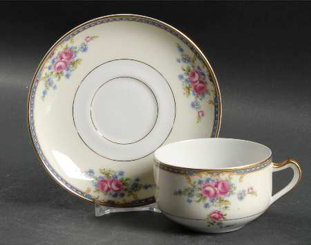 The Duchess Rose Flat Cup & Saucer Set