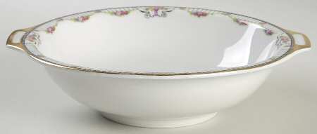 Empire (White) 9" Round Vegetable Bowl