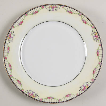 Empire (Cream Border) Luncheon Plate