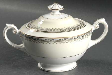 Grecian Sugar Bowl & Lid
