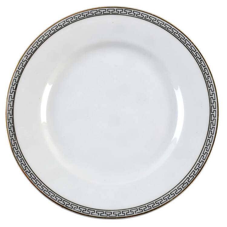 Greek Key Saucer for Cream Soup Bowl