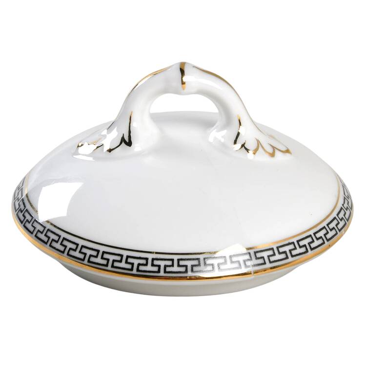 Greek Key Lid for Sugar Bowl