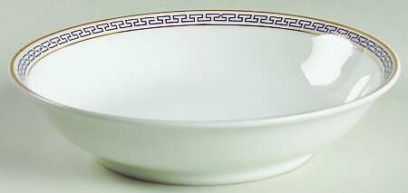 Greek Key Fruit/Dessert (Sauce) Bowl