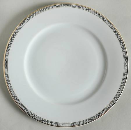 Greek Key Salad Plate