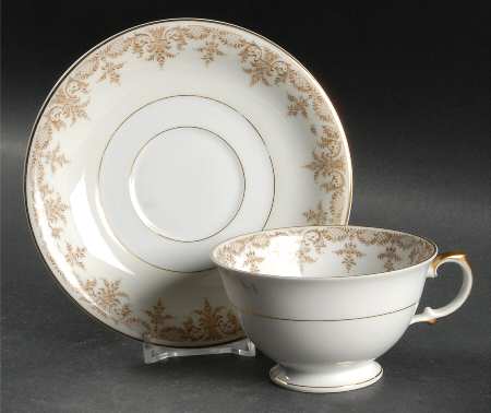 The Marquis Footed Cup & Saucer Set by Thun