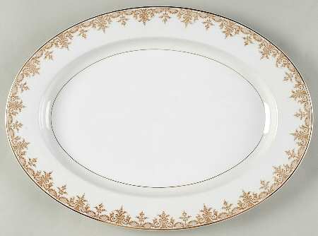 The Marquis 14" Oval Serving Platter