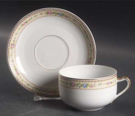 Milford Flat Cup & Saucer Set