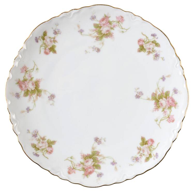 Moss Rose Coupe Salad Plate by Thun
