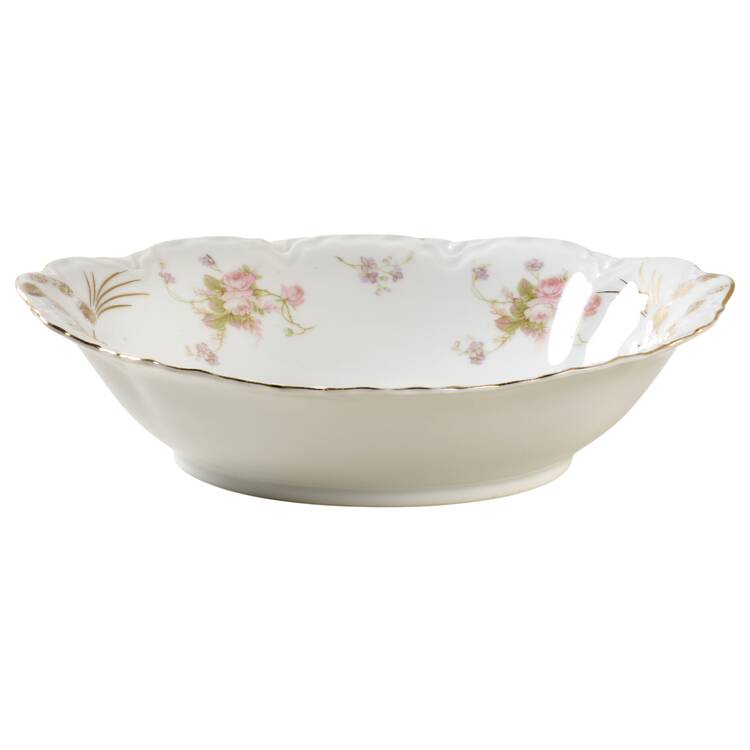 Moss Rose 9" Oval Vegetable Bowl