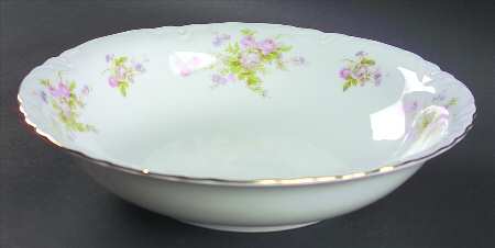 Moss Rose 9" Round Vegetable Bowl