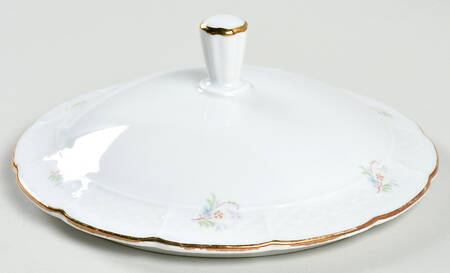 Rosebud Lid for Round Vegetable