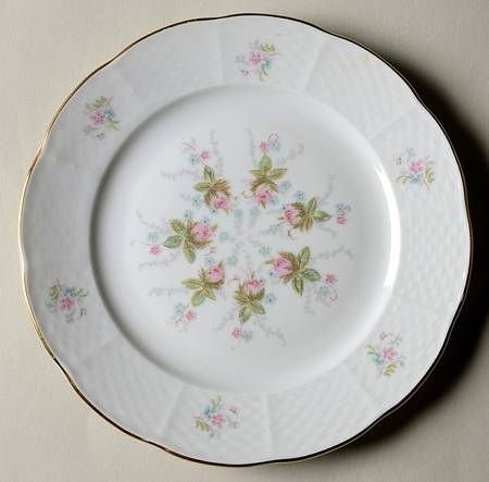 Rosebud Bread & Butter Plate