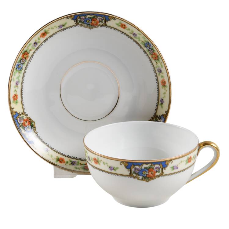 Savoy Flat Cup & Saucer Set