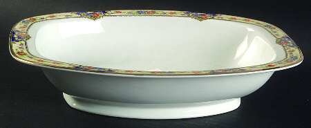 Savoy 10" Oval Vegetable Bowl by Thun