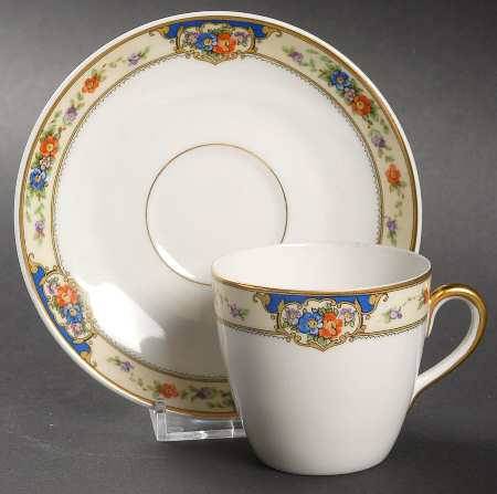 Savoy Flat Demitasse Cup & Saucer Set