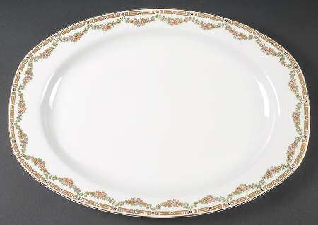 THU29 15" Oval Serving Platter