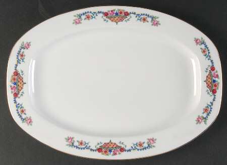 THU44 12" Oval Serving Platter