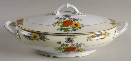 THU71 Oval Covered Vegetable