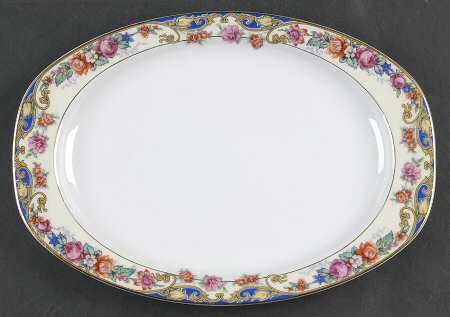 THU76 12" Oval Serving Platter