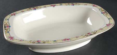 Trellis (Smooth) 10" Oval Vegetable Bowl