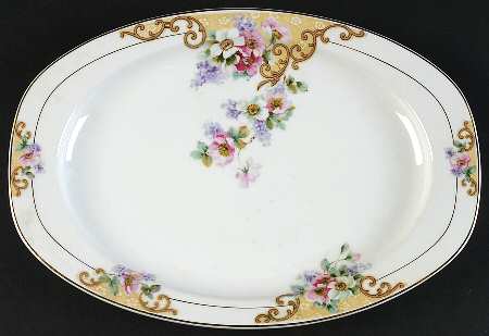 Windemere (Round) 12" Oval Serving Platter