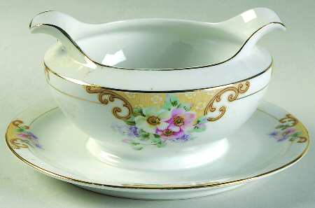 Windemere (Round) Gravy Boat with Attached Underplate