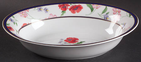 American Garden (France) 9" Oval Vegetable Bowl