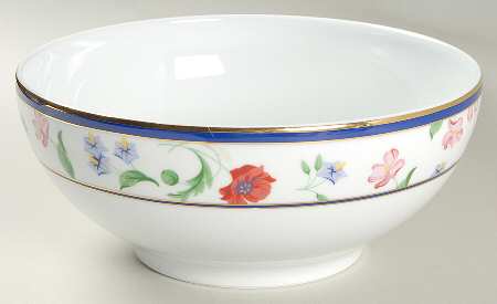 American Garden (France) 9" Salad Serving Bowl by Tiffany